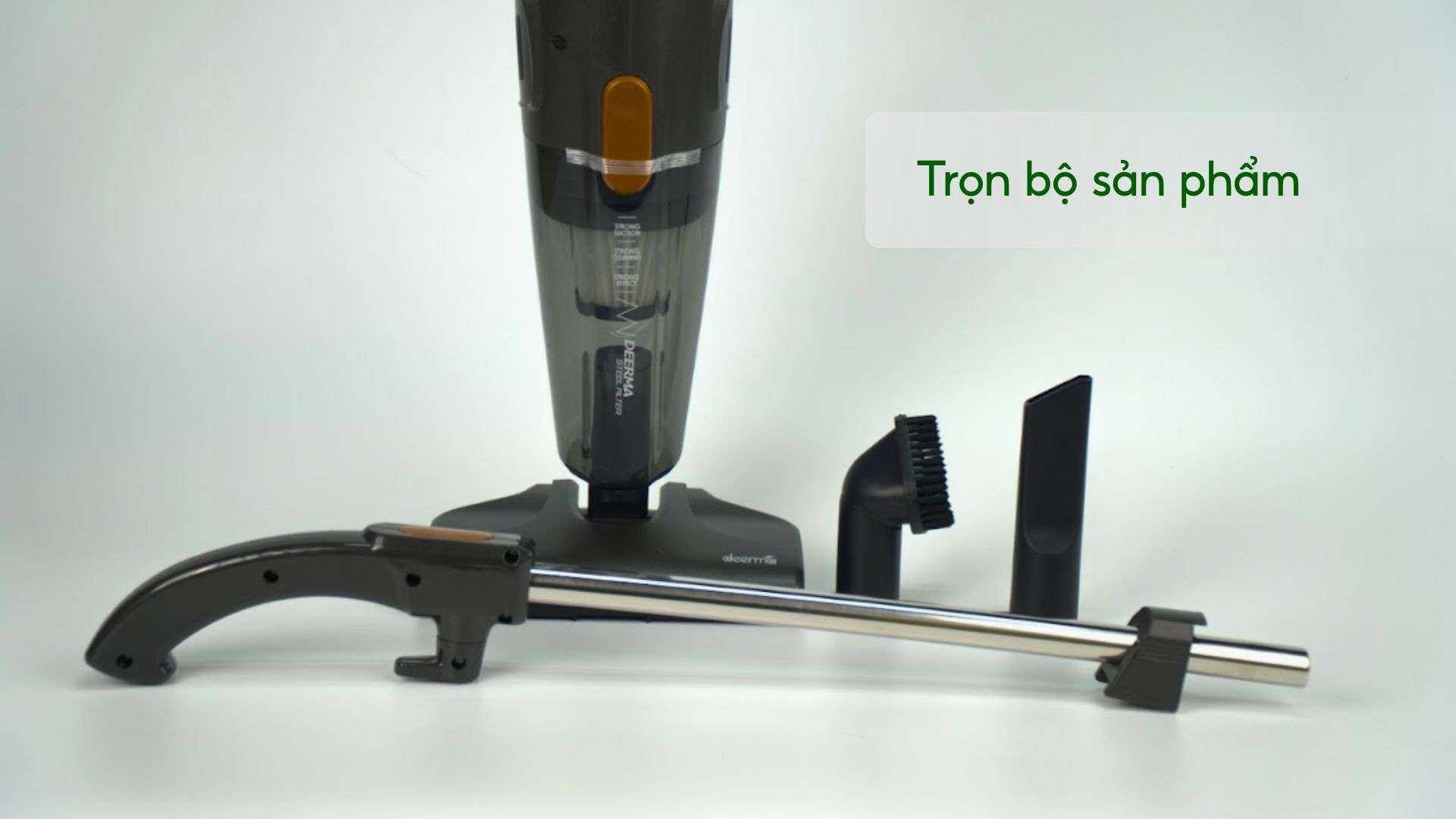 Máy hút bụi Deerma DX115C trọn bộ