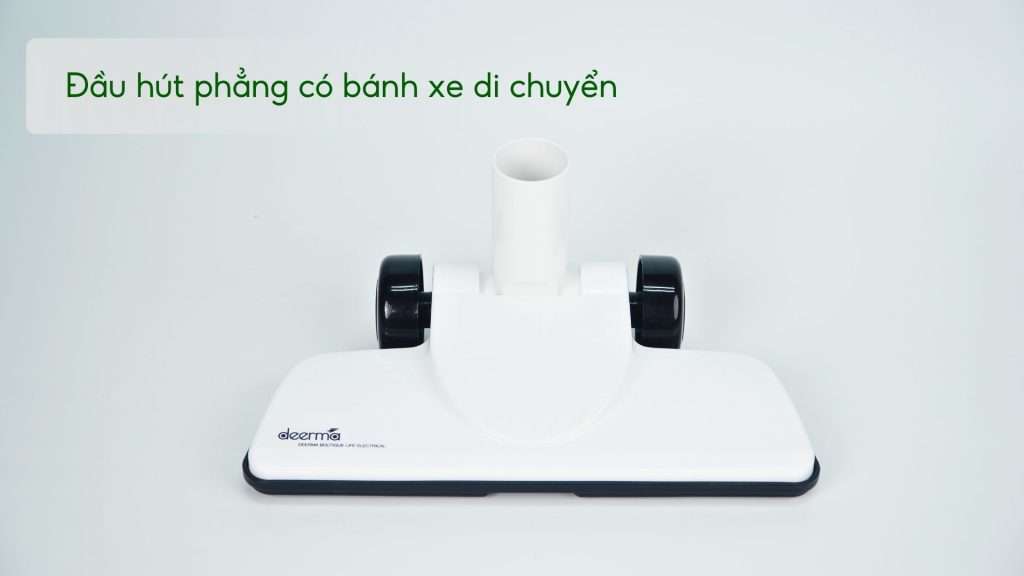 Máy hút bụi Deerma DX118C Đầu hút phẳng có bánh xe di chuyển