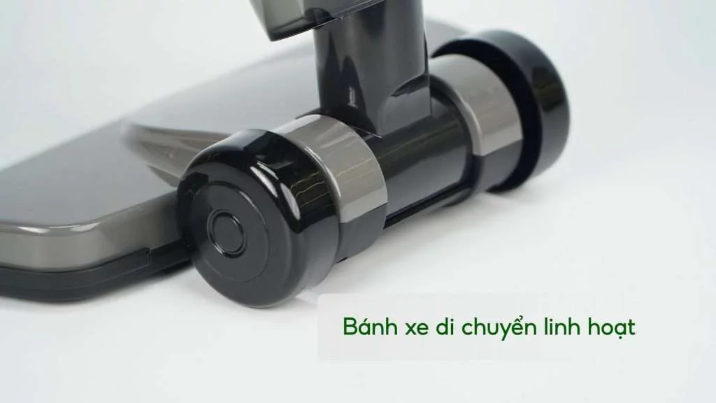 Máy hút bụi Deerma DX120C xám Bánh xe di chuyển linh hoạt