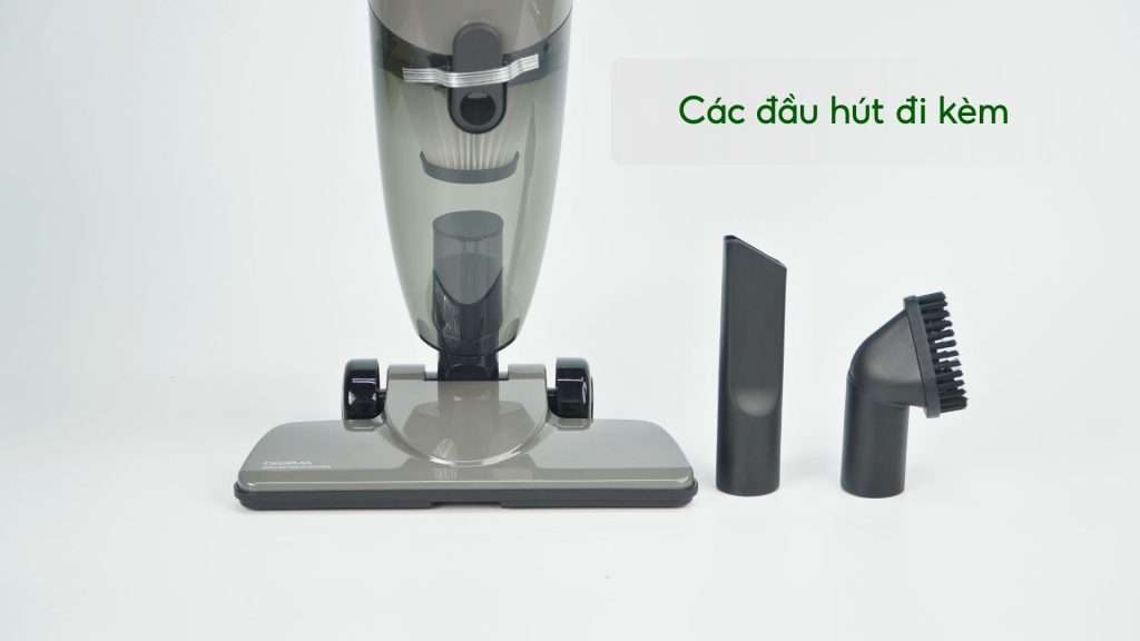 Máy hút bụi Deerma DX120C xám Các đầu hút đi kèm