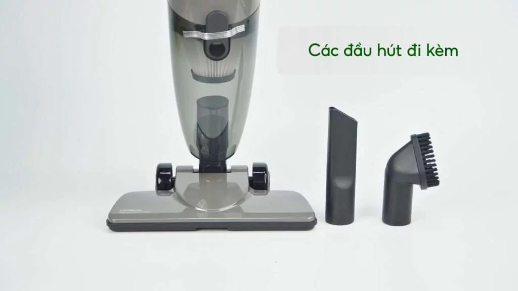 Máy hút bụi Deerma DX120C xám Các đầu hút đi kèm