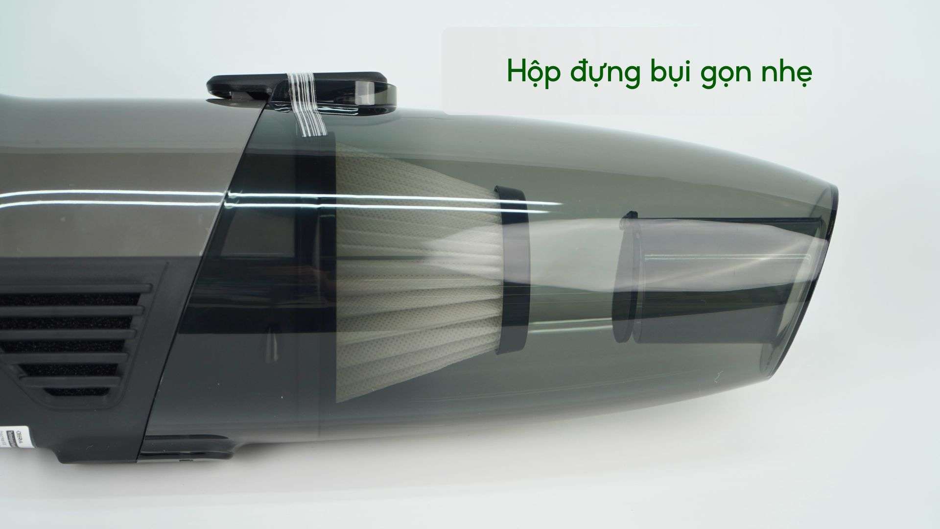 Máy hút bụi Deerma DX120C xám Hộp đựng bụi gọn nhẹ