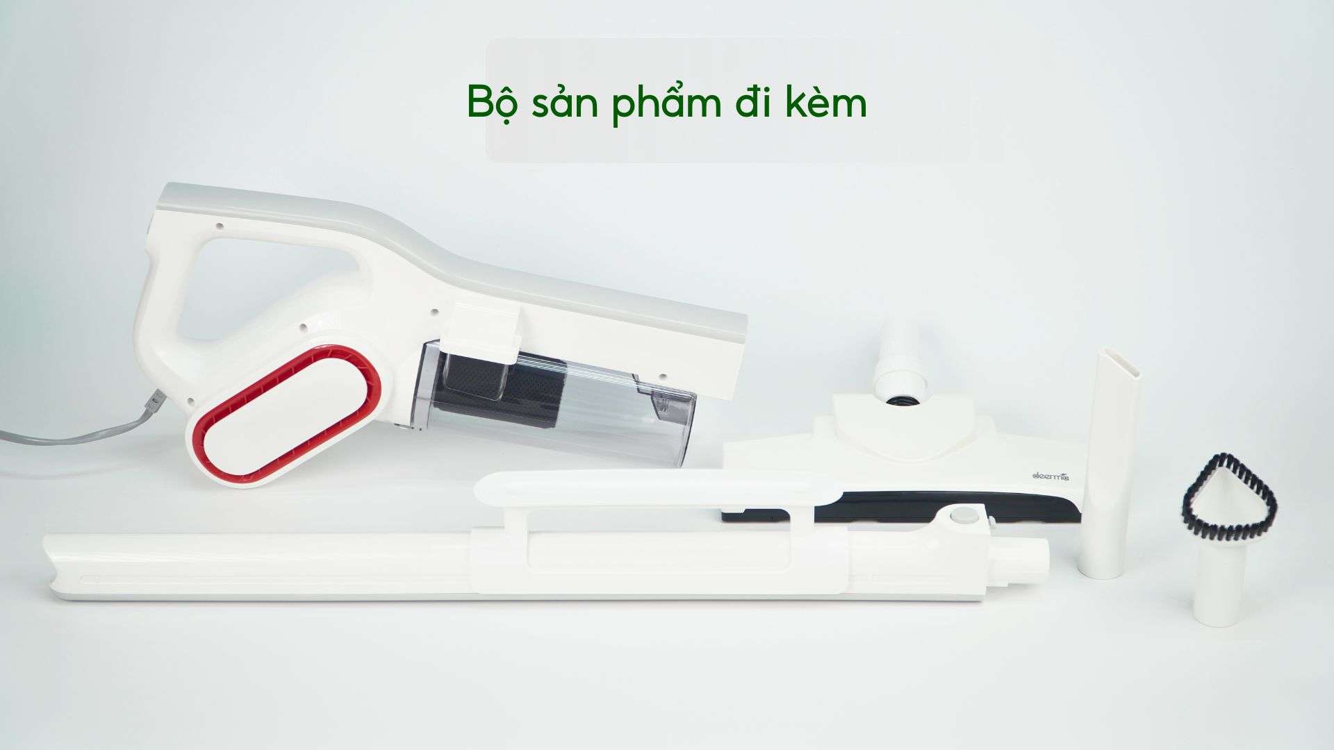 Máy hút bụi Deerma DX700 Bộ sản phẩm đi kèm