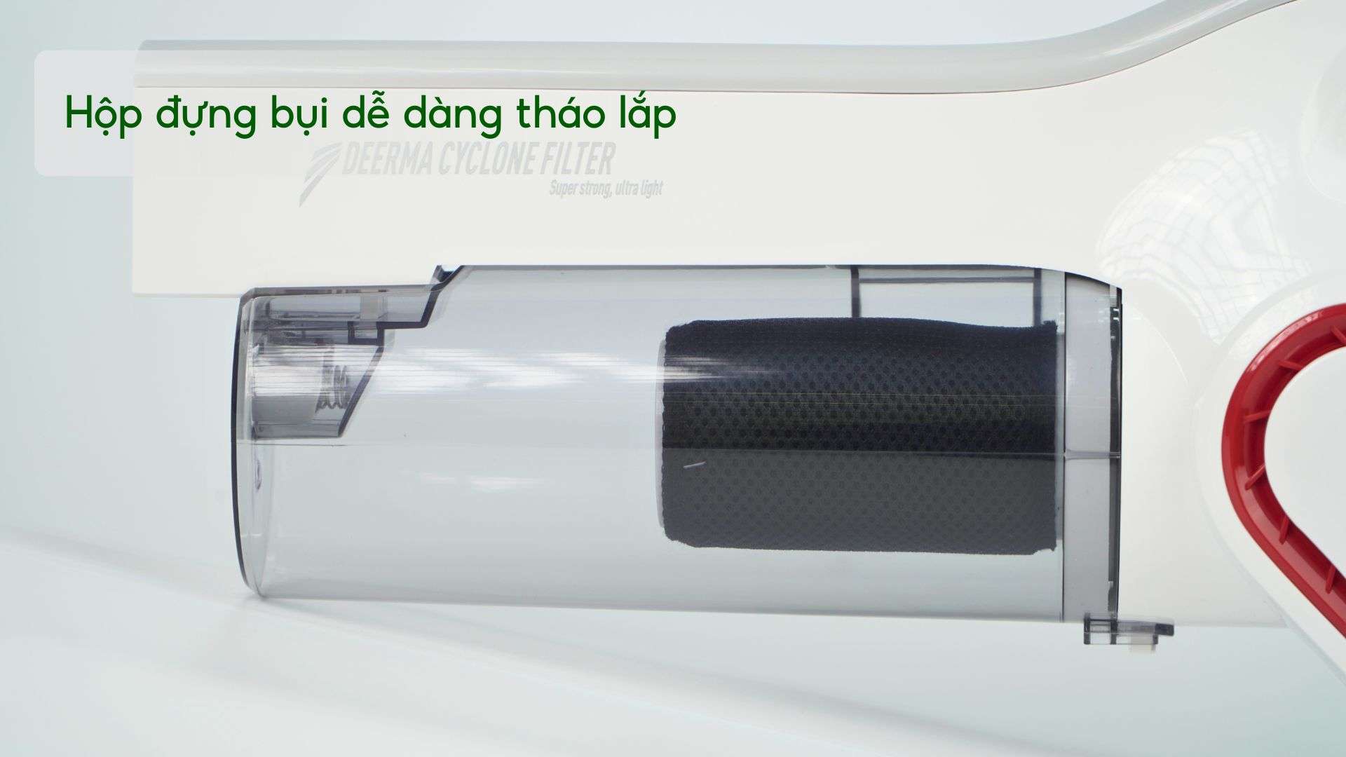 Máy hút bụi Deerma DX700 Hộp đựng bụi dễ dàng tháo lắp
