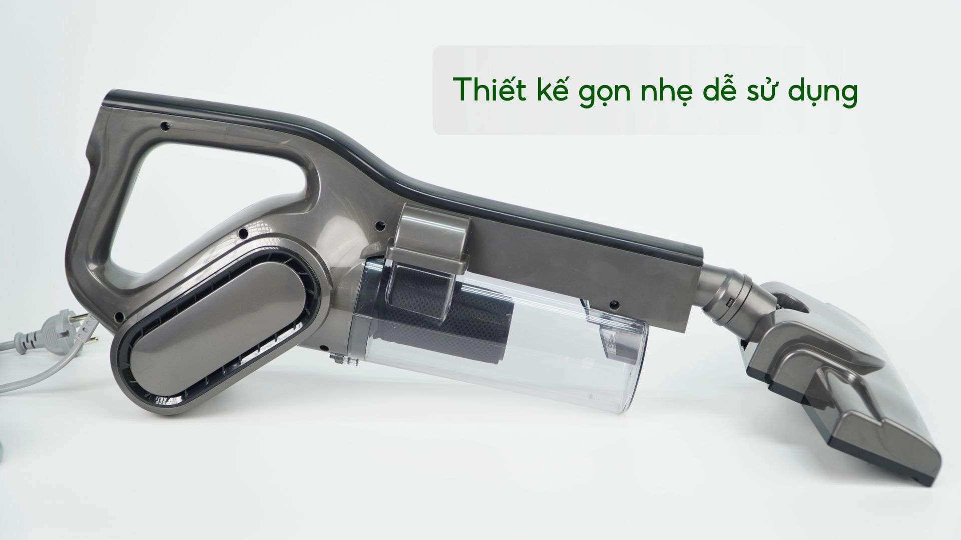 Máy hút bụi Deerma DX700S Thiết kế gọn nhẹ dễ sử dụng