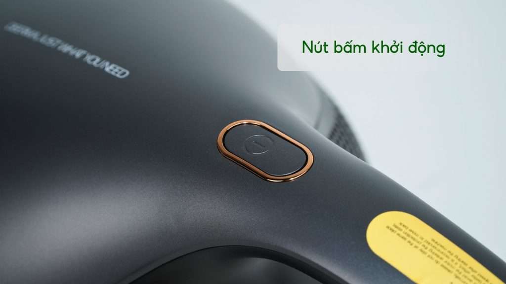 Máy hút bụi đệm giường Deerma EX919 Nút bấm khởi động Nút bấm khởi động