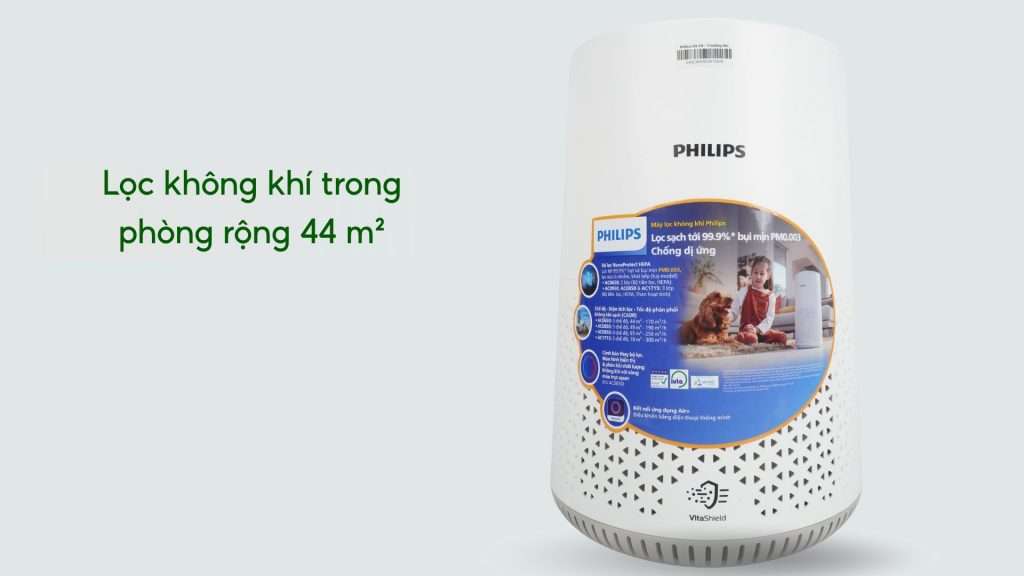 Máy lọc không khí PHILIPS AC0650_10 Lọc không khí trong phòng rộng 44 m