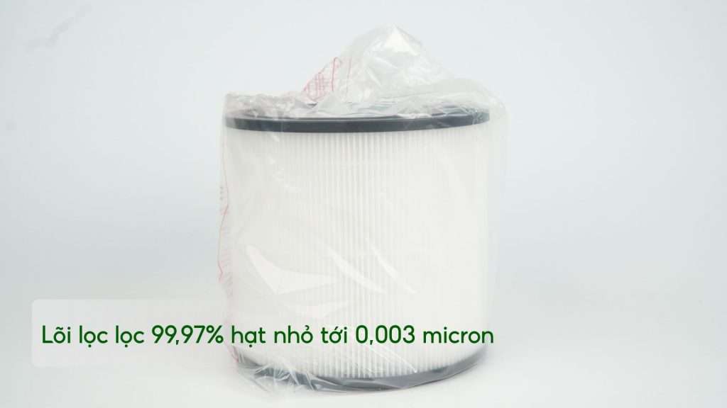 Máy lọc không khí PHILIPS AC0650_10 Lõi lọc lọc 99,97% hạt nhỏ tới 0,003 micron