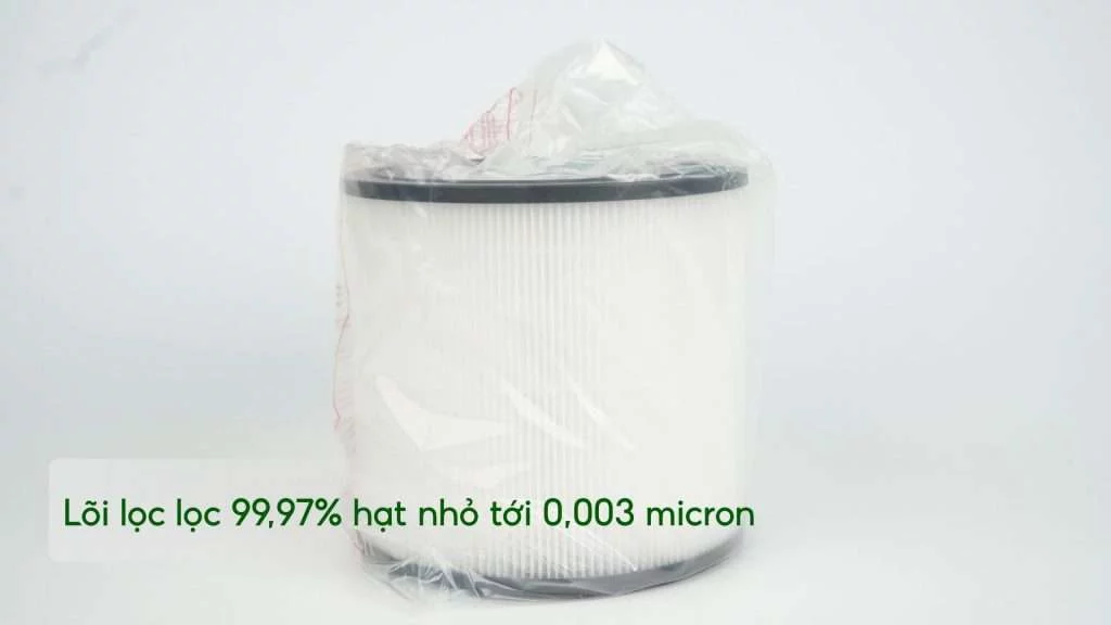 Máy lọc không khí PHILIPS AC0650_10 Lõi lọc lọc 99,97% hạt nhỏ tới 0,003 micron