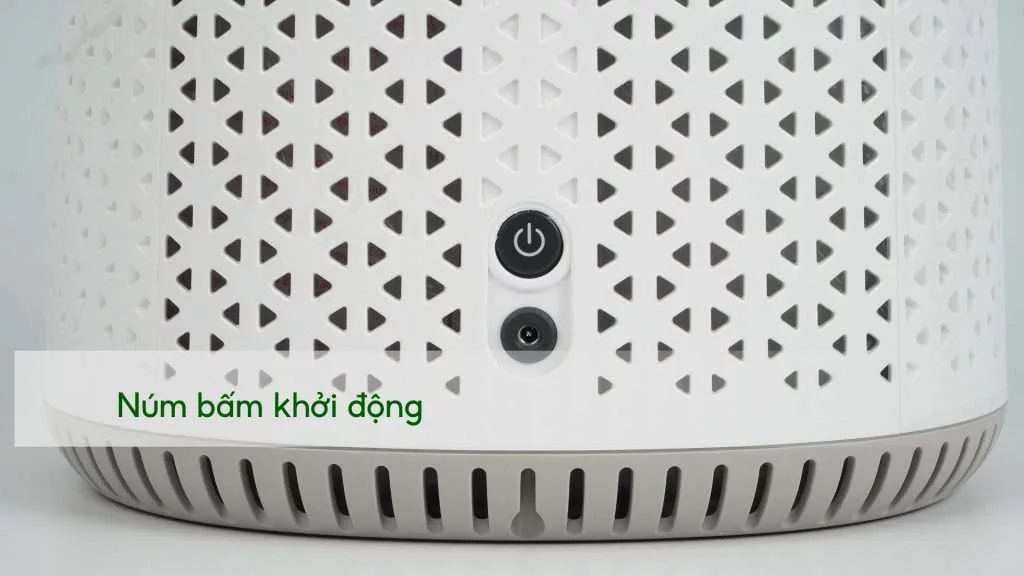 Máy lọc không khí PHILIPS AC0650_10 Núm bấm khởi động