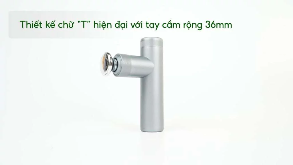 Máy massage cầm tay Philips PPM7307 Thiết kế chữ “T” hiện đại với tay cầm rộng 36mm