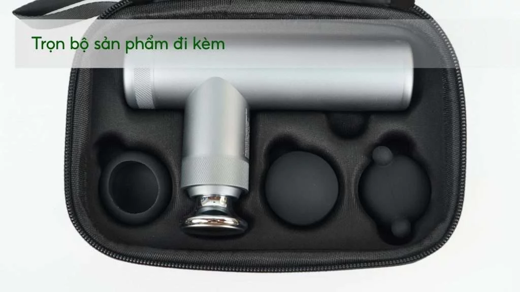 Máy massage cầm tay Philips PPM7307 Trọn bộ sản phẩm đi kèm