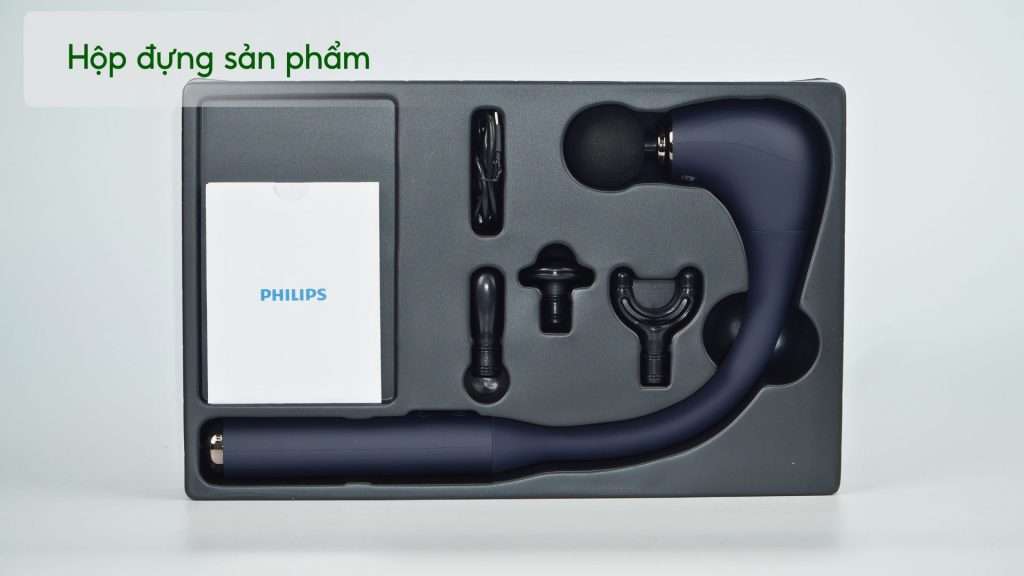 Máy massage cầm tay Philips PPM7331 Hộp đựng sản phẩm