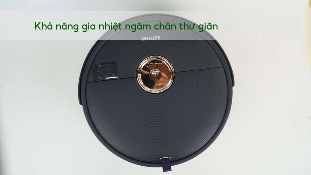 Máy massage chân Philips PPM6501 Khả năng gia nhiệt ngâm chân thư giãn