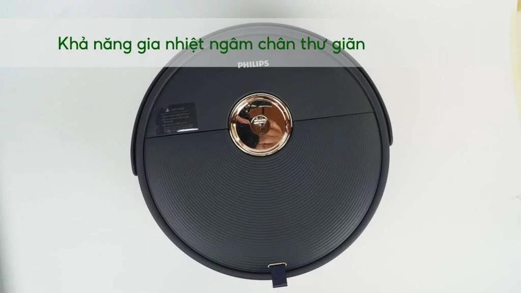 Máy massage chân Philips PPM6501 Khả năng gia nhiệt ngâm chân thư giãn