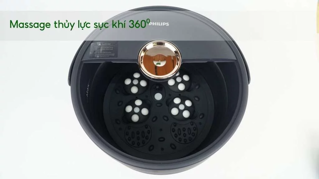 Máy massage chân Philips PPM6501 Massage thủy lực sục khí 360⁰