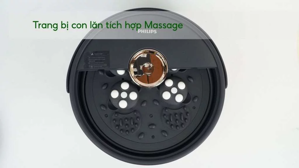 Máy massage chân Philips PPM6501 Trang bị con lăn tích hợp Massage