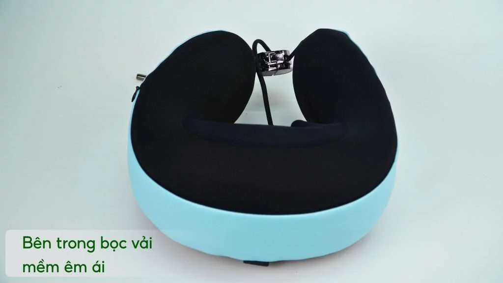 Máy massage cổ Philips PPM3304 Bên trong bọc vải mềm êm ái