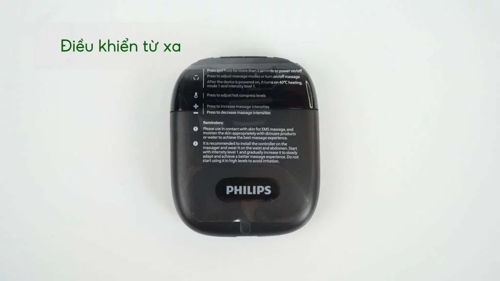 Máy massage đai bụng Philips PPM4331 Điều khiển từ xa