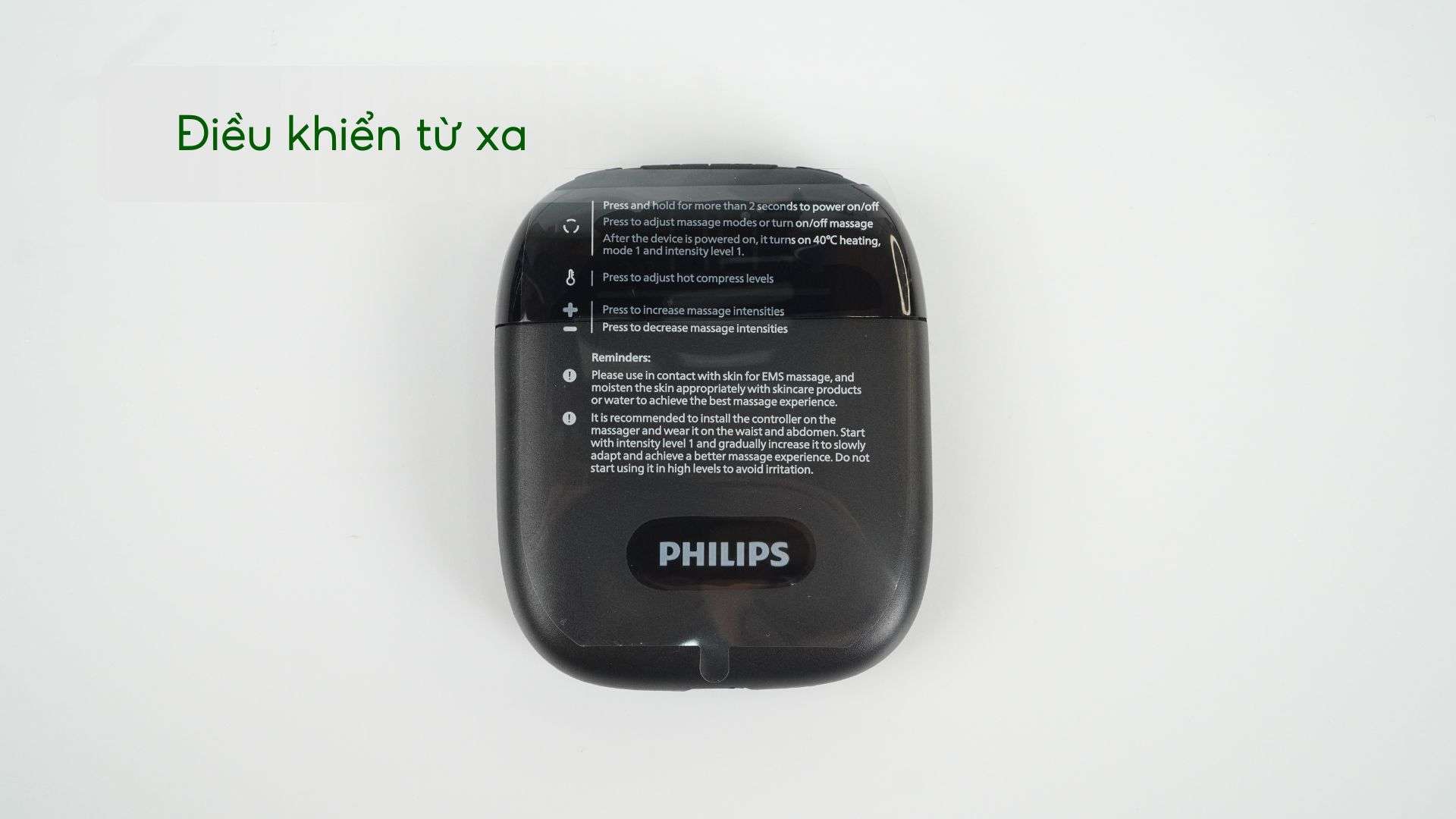 Máy massage đai bụng Philips PPM4331 Điều khiển từ xa