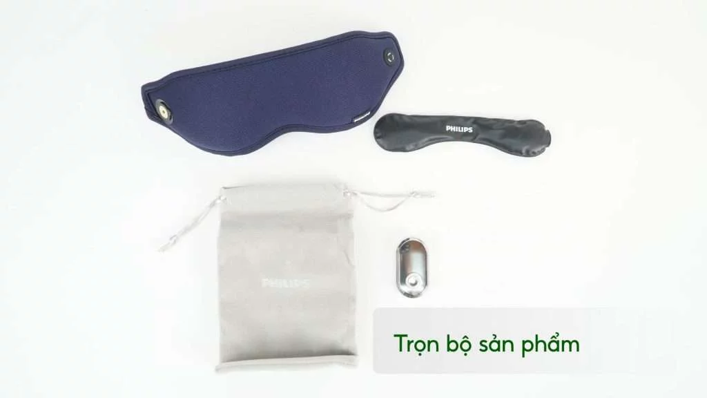 Máy massage mắt Philips PPM2301 Trọn bộ sản phẩm