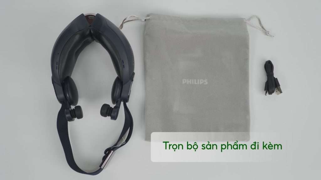 Máy massage mắt Philips PPM2702 Trọn bộ sản phẩm đi kèm