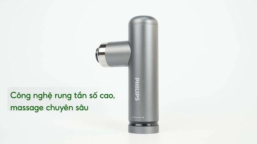 Máy massage mini Philips PPM7308 Công nghệ rung tần số cao, massage chuyên sâu