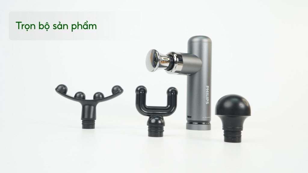 Máy massage mini Philips PPM7308 Trọn bộ sản phẩm