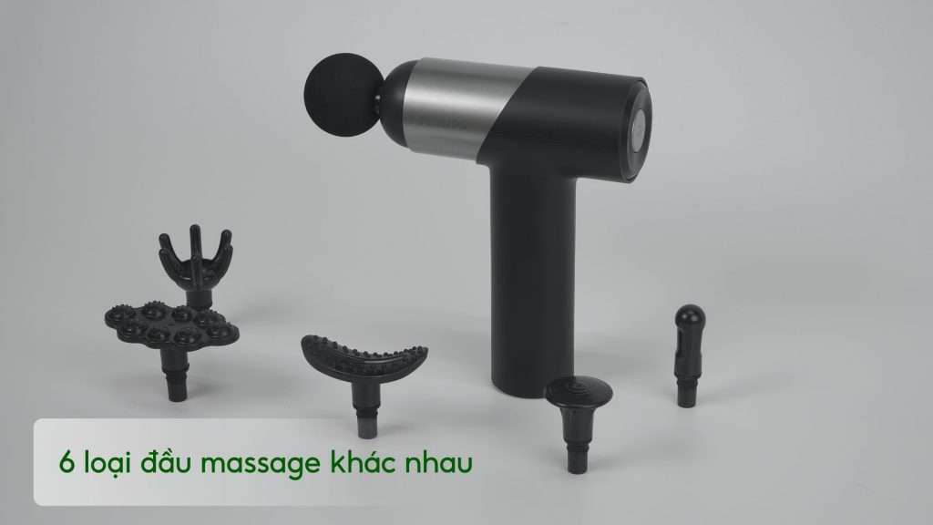 Máy massage mini Philips PPM7323 6 loại đầu massage khác nhau