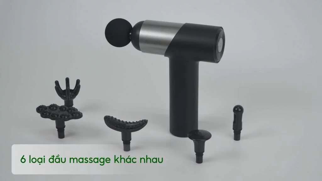 Máy massage mini Philips PPM7323 6 loại đầu massage khác nhau
