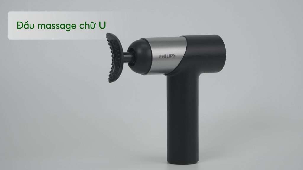 Máy massage mini Philips PPM7323 Đầu massage chữ U