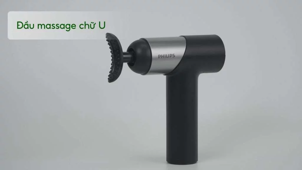 Máy massage mini Philips PPM7323 Đầu massage chữ U