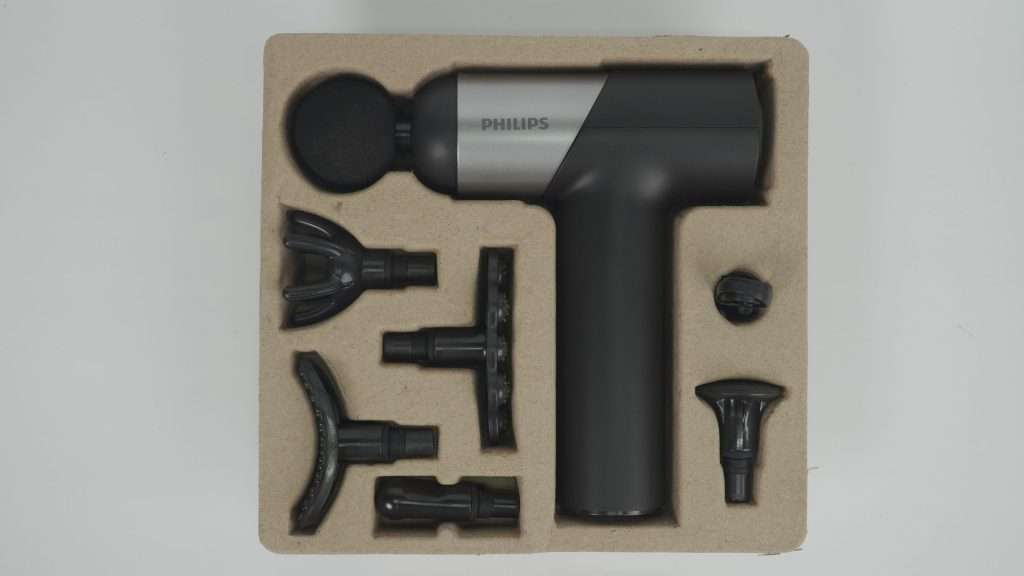 Máy massage mini Philips PPM7323 hộp đựng sản phẩm