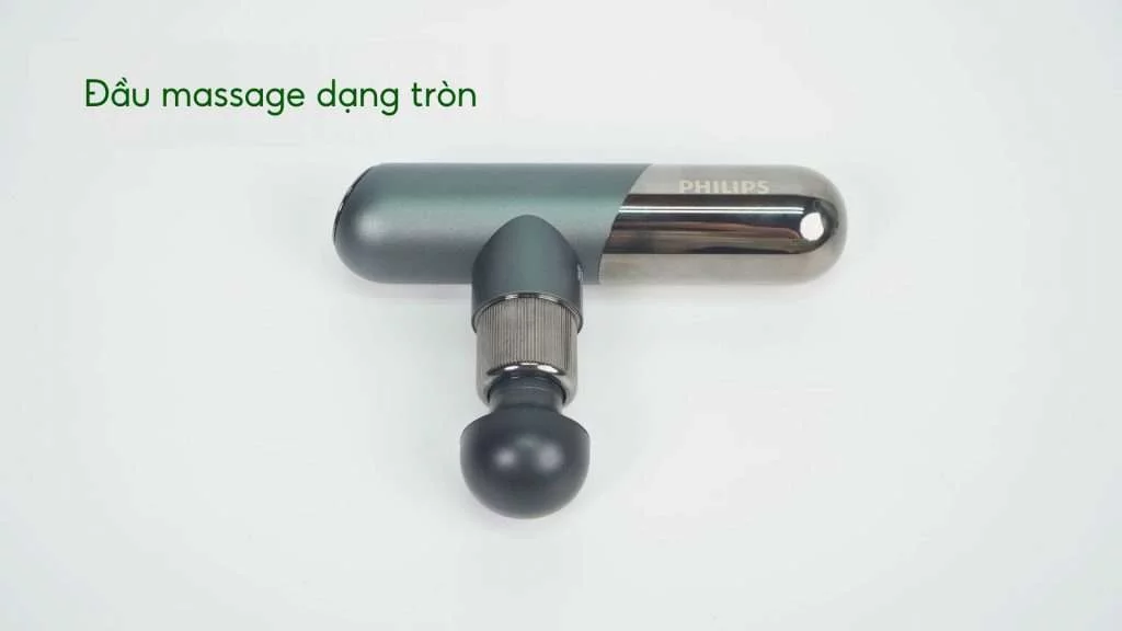 Máy massage thể thao mini Philips PPM7501 Đầu massage dạng tròn