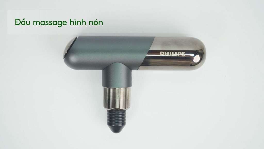 Máy massage thể thao mini Philips PPM7501 Đầu massage hình nón