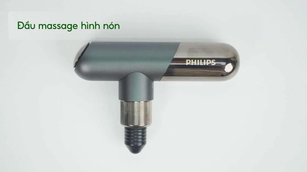 Máy massage thể thao mini Philips PPM7501 Đầu massage hình nón