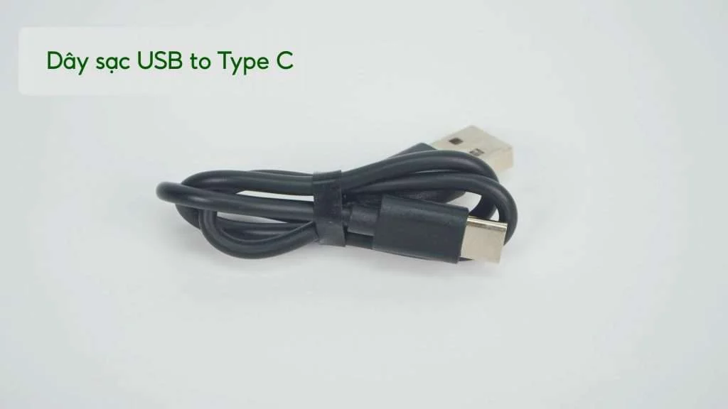 Máy massage thể thao mini Philips PPM7501 Dây sạc USB to Type C