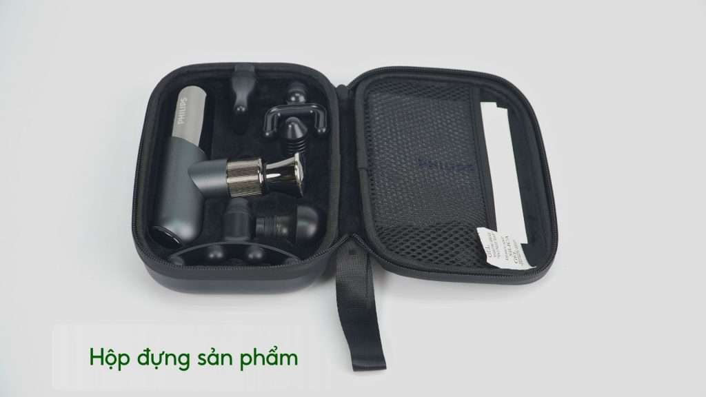 Máy massage thể thao mini Philips PPM7501 Hộp đựng sản phẩm
