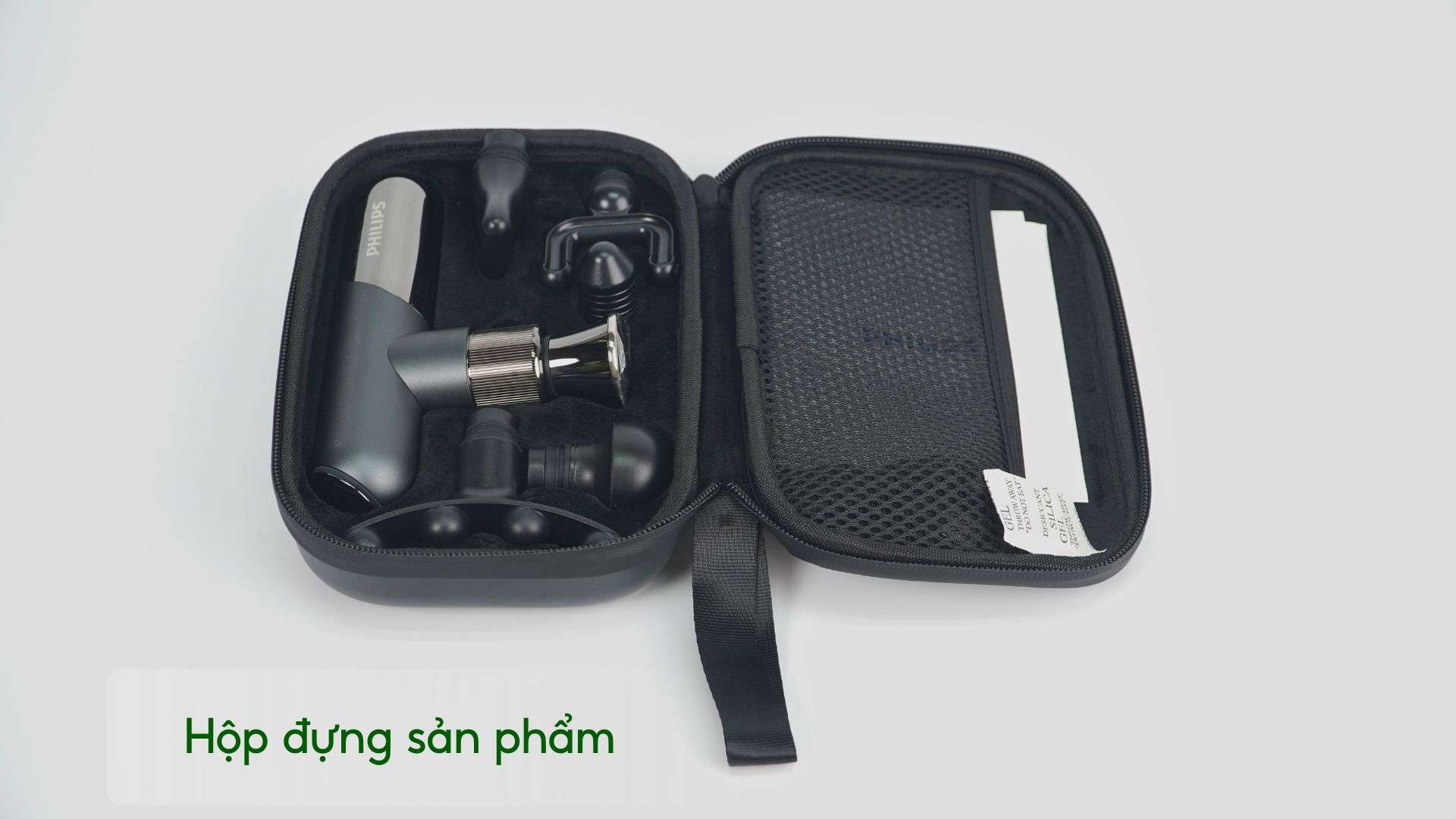 Máy massage thể thao mini Philips PPM7501 Hộp đựng sản phẩm