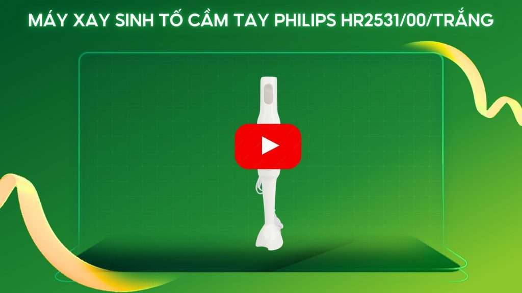 Máy xay sinh tố cầm tay PHILIPS HR2531_00_Trắng