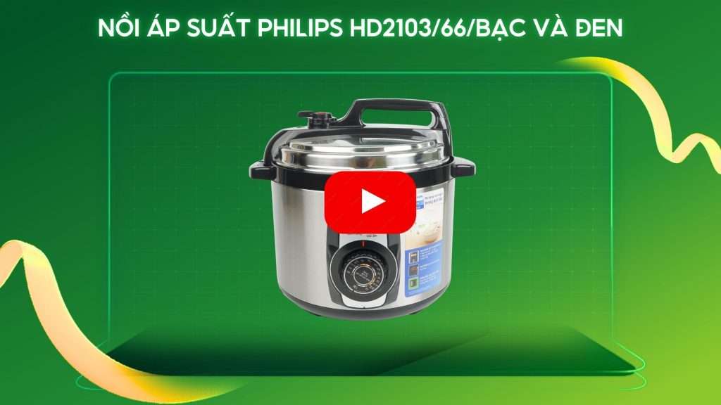 Nồi áp suất PHILIPS HD2103_66_Bạc và Đen