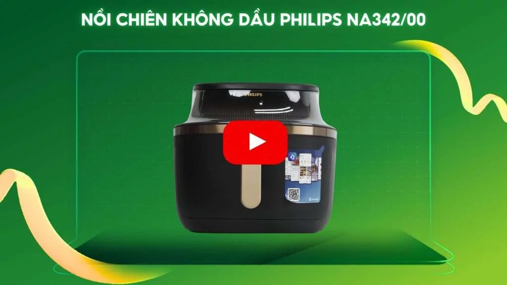 Nồi chiên không dầu PHILIPS NA342_00 Đen