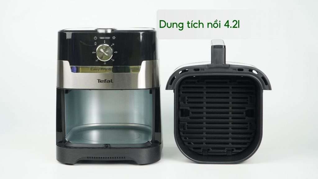 Nồi chiên không dầu Tefal 2in1 EY501D15 4.6L Cơ Dung tích nồi 4.2l
