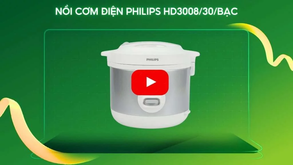 Nồi cơm điện PHILIPS HD3008_30_Bạc