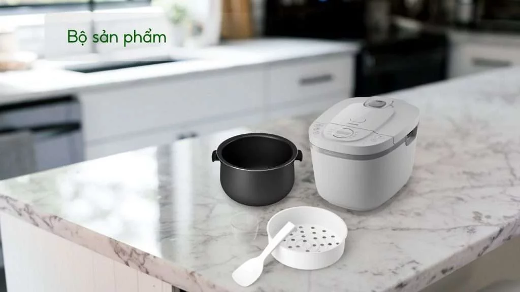 Nồi cơm điện tử Philips HD4719_32 bộ sản phẩm