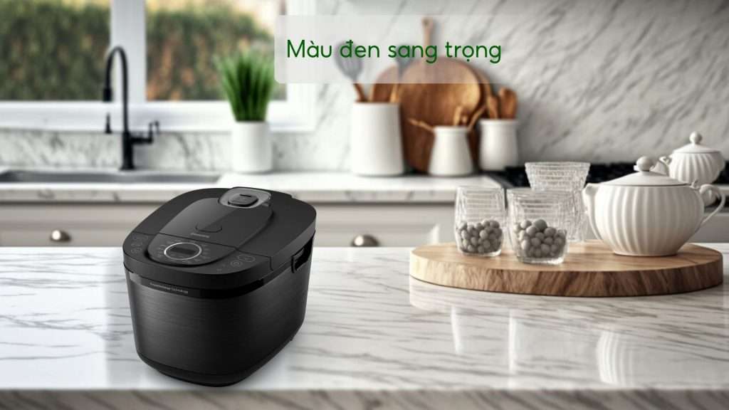 Nồi cơm điện tử Philips HD4814_31 màu đen sang trọng