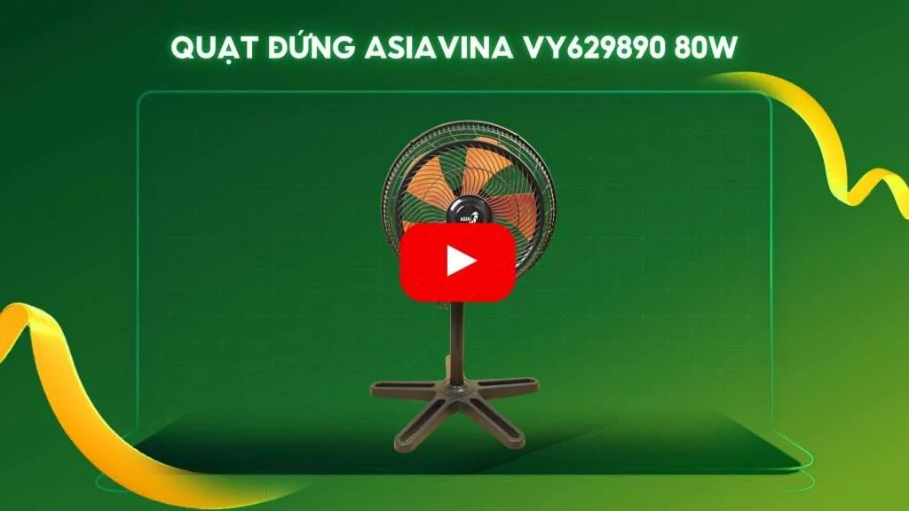 Quạt Đứng Asiavina VY629890 80W Đen