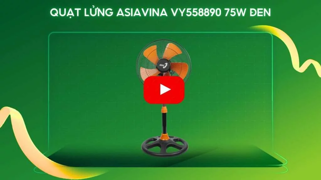 Quạt Lửng Asiavina VY558890 75W Đen