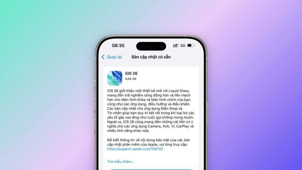 iOS 26 chính thức được Apple phát hành có gì mới