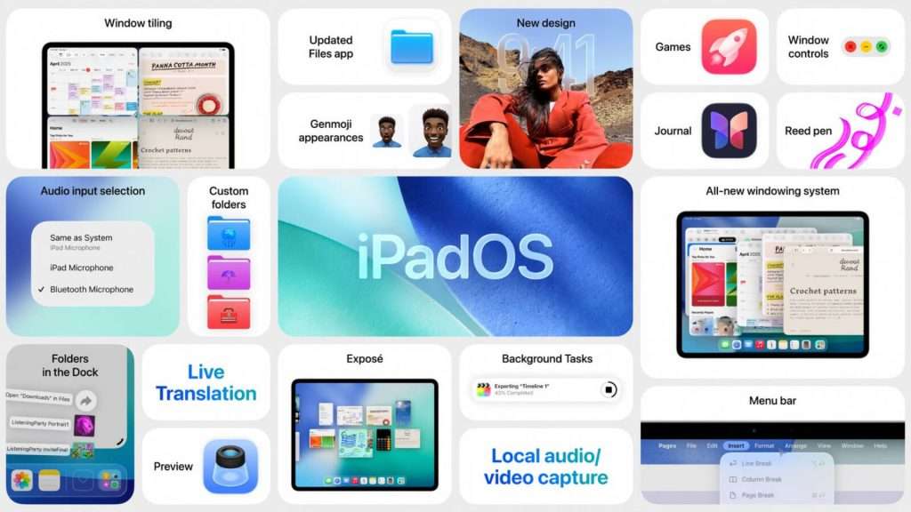 iPadOS 26 vừa được ra mắt có tính năng gì mới